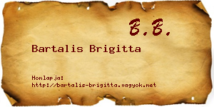 Bartalis Brigitta névjegykártya